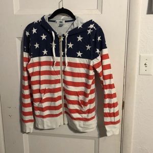 American Flag sweatshirt